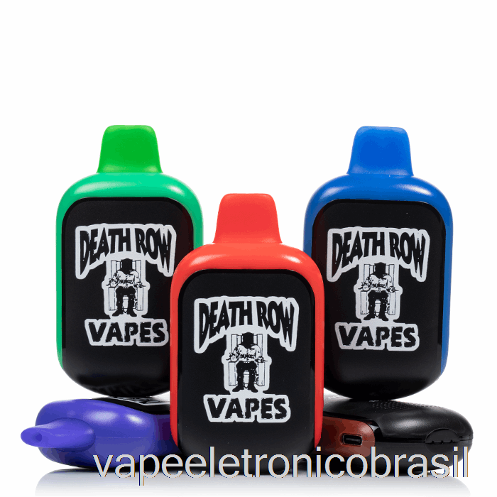 Vape Recarregável Death Row Qr5000 Descartável Maçã Melancia